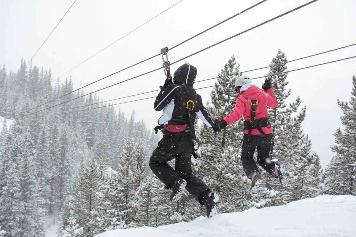 Winter Zip Lining – Keystone Vacation Rentals by SummitCove