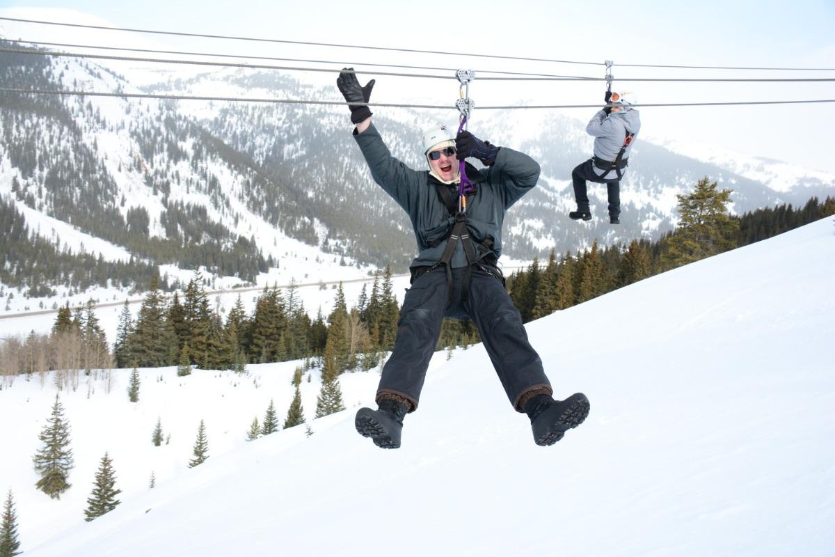 Winter Zip Lining – Keystone Vacation Rentals by SummitCove