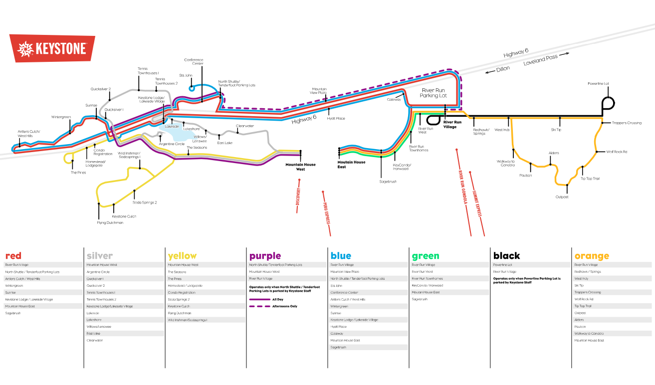 Keystone Resort Map